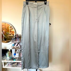 Abercrombie Sloan Tailored Satin Pants